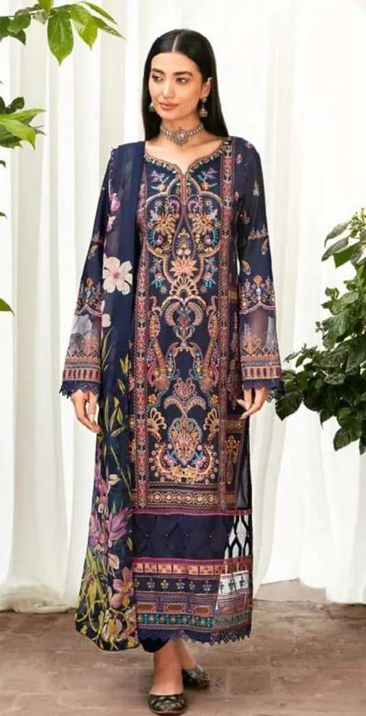  MASHAAL LUXURY LAWN VOL 8 by RAMSHA